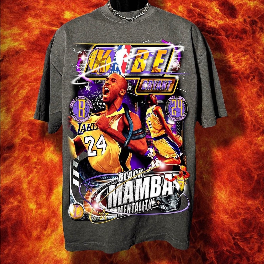 Dbruze 31 Days Of Icons Kobe Bryant Rap Tee. Xl